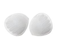 LIFKOME Almohadillas de Sujetador Extraíbles de Silicona Autoadhesiva Transparentes, Diseño Panal Transpirable, Delgadas y Ligeras para Inserciones Invisibles, 1 Par para Lencería