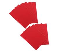 LIFKOME Almohadillas Protectoras Autoadhesivas para Tacones Altos, 10 Piezas de Silicona Roja 130x80mm, Protectores Antideslizantes y Silenciosos para Suela de Zapato, Accesorios