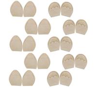 LIFKOME Almohadillas Punta de Zapatos Ajustables, Plantillas Delanteras para Calzado Deportivo y Tacones Altos, Confortables y Antideslizantes, 10 Pares (5 Redondas y 5 Puntiagudas Color Piel