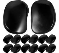 LIFKOME Auditivos para Teñir el Cabello 20 Piezas Negros Tapones Reutilizables de Plástico Cubiertas Oídos para Peinar Protección contra Tinte y Agua Uso en Salón y Hogar