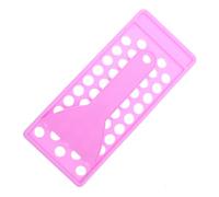 LIFKOME Bandeja para Rellenar Bálsamo Labial con Espátula Flexible Kit de Fabricación de de Labios Herramienta Duradera y Segura para Mezcla Uniforme de Lipstick Color Púrpura