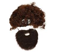 LIFKOME Barba Postiza Realista Peluca Pirata Para Hombre Disfraz De Fiesta Accesorio Cómodo