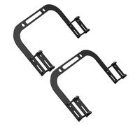 LIFKOME Barra de Retención de Colchón Metálica Negra 2 Piezas, Soporte Fuerte y Resistente para Evitar Deslizamiento en Cama Ajustable