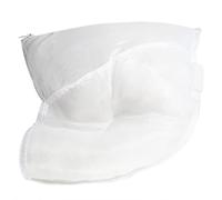 LIFKOME Bolsa de 360 para Impurezas 380 de Poliéster Piscina | Blanco, Reutilizable Cremallera, Fácil de Limpiar Retirar, para Recoger Residuos Generales