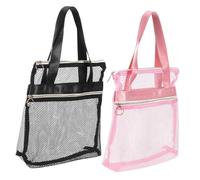 LIFKOME Bolsa de Ducha para Hombre de Nylon con Malla Transpirable, Resistente y Compacta, 2 Piezas para Gimnasio y Dormitorio, Adecuado para Baño y Camping