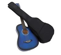 LIFKOME Bolsa de Guitarra de 38 Pulgadas con Correa Ajustable y Bolsillo Frontal Grande, Material 600d Oxford y Cierre Lateral con Doble Deslizador