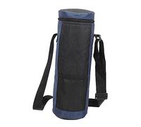 LIFKOME Bolsa De Hielo De Tela Oxford para Botellas y Biberones, Protectora Térmica Azul Oscuro, Resistente y Portátil para Viajes Al Aire Libre y Camping, Correa Ajustable para Niños y Adultos