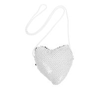 LIFKOME Bolso De Hombro con Lentejuelas para Niñas Minibolso Reversible con Forma De Corazón Bolso para Niñas Pequeñas
