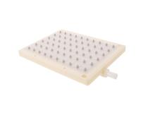 LIFKOME Boquilla de ducha de baño rectangular de plástico con 60 orificios, tamaño 20x14 cm, diseño duradero y control sencillo para uso en baño