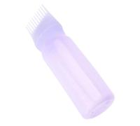 LIFKOME Botella Aplicadora De Tinte Para Cabello Peine y Escala Para Tratamientos De Peluquería y Cuidado Del Cabello Color Morado Resistente