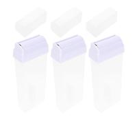LIFKOME Botellas de Cera Depilatoria Abs para Viaje y Uso Doméstico, Dispensador de Cera Duradero, Pack de 3 Piezas para Principiantes y Expertos