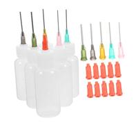 LIFKOME Botellas Dosificadoras de Plástico Reutilizables con Tapa y Punta para Aplicación Precisa de Pegamento Manualidades Bricolaje y Reparaciones Electrónicas Resistentes y Portátiles