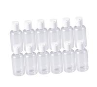LIFKOME Botellas Rellenables Para Champú y Loción 24 Unidades 60 Ml Tamaño Pequeño Viaje Portátil Cosméticos Multifuncionales Equipo Para Uso Personal