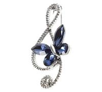 LIFKOME Broche De Con Nota Musical Accesorio Para Abrigo Broche Para Traje Broche Musical Broche De Metal Broche Brillante Para Bufanda Broche De Boda Con Nota Musical