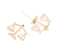 LIFKOME Broche de Solapa para Hombre de Metal 2 Piezas Diseño de Balanza Libra Dorada de 35 CM Pin de Traje Inspirador para Abogados Accesorios Formales para Camisas y Abrigos