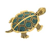 LIFKOME Broche de Tortuga Gemas de Imitación en Aleación de Zinc para Decorar Ropa y Bolsos, Estilo Vintage Chic Adecuado para Festivales y Fiestas