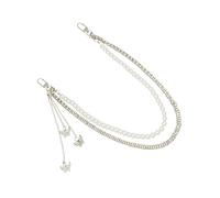 LIFKOME Cadena De Perlas En La Cintura Cinturón De Perlas Cinturones Para Mujeres Cinturón De Cintura Cadena Para Pantalones Cadenas De Cintura Para Mujeres Decoración De La Cintura Silver