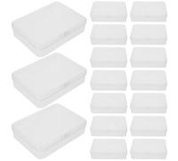LIFKOME Caja De Almacenamiento De Crayones Transparente De 24 Piezas Pequeños Contenedores De Almacenamiento para Crayones Contenedores De Plástico