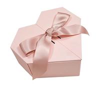 LIFKOME Caja De Obsequio De Forma De Corazón Para Bodas y Fiestas Estuche Para Guardar Regalos Para Acompañar