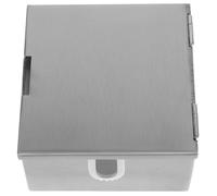 LIFKOME Caja Estanca Exterior para Tomacorrientes Tipo 86 en Acero Inoxidable Protección Antirrobo y Montaje Empotrado para Uso al Aire Libre