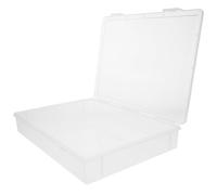 LIFKOME Caja Organizadora de Documentos A4, Estilo Plano, PP | Uso Cómodo, Mantiene el Contenido Seguro, Diseño Transparente, para Oficina y Archivo, Resistente