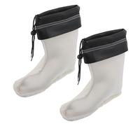 LIFKOME Calcetines Forro Interior Largos Para Botas De Lluvia Forro Térmico Desmontable De Felpa Gruesa Para Hombre Mujer Calcetas Antideslizantes Para Invierno Snowboard Y Trabajo
