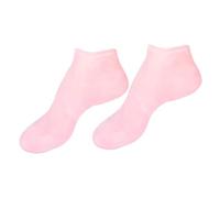 LIFKOME Calcetines Hidratantes Protectores Sebs para Pies Agrietados y Secos Almohadillas Suaves para Talones Cuidado Exfoliante y Rehidratación Uso Diario Casa Talla S Color Rosa