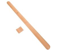 LIFKOME Calzador de Madera de Haya para Uso Doméstico Mango Largo de 55 Cm, Adecuado para Personas Dificultad para Agacharse y Almacenamiento Conveniente