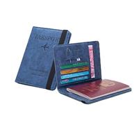 LIFKOME Cartera para Pasaporte Multifuncional Piel Sintética RFID Diseño Simple Ideal para Mujeres