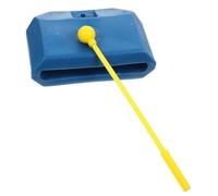 LIFKOME Cencerro De Plástico Azul 13x9 Cm Para Niños, Instrumento De Percusión Educativo Infantil, Accesorio Musical Práctico Para Baterías y Juegos Musicales