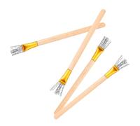 LIFKOME Cepillo de Alambre Mango de Madera y Acero 4piezas para Cerámica para Modelar y Texturizar Arcilla en Proyectos de Escultura y Entornos Educativos