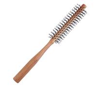 LIFKOME Cepillo de Madera para Peinados Peine Cilindro para Rizos Diseño Ergonómico Antideslizante Ligero y Duradero para Estilismo