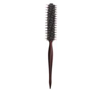 LIFKOME Cepillo de Pelo Redondo Cerdas de Jabalí, Cepillo Desenredante para Cabello Medio a Largo, Mango Ergonómico de Madera, para Peinar y Secar Secador, Uso Profesional y Personal