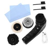 LIFKOME Cepillo Eléctrico Recargable para Zapatos Diseño Ergonómico y Felpa Suave, Kit de Cuidado del Calzado Adecuado para Limpieza y Pulido en Casa Color Aleatorio