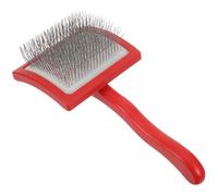 LIFKOME Cepillo para Cardar Lana Grande Rojo, Herramienta Manual de Madera para Fieltrar, Cardadora Portátil Ergonómica para Proyectos de Fieltro y Artesanía con Aguja