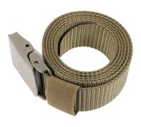LIFKOME Cinturón de Cintura para Hombres y Mujeres, de Lona y Plástico, Verde, Ajustable, Soporte Lumbar, para Senderismo, Camping y Entrenamiento