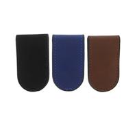 LIFKOME Clip para Billetes de Piel Sintética PU Tarjetero Delgado 3 Piezas Organizador de Tarjetas y Dinero para Cartera Colores y Negro Accesorio Versátil para Uso