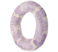 LIFKOME Cojín Ligero Costuras de Tela Lavanda Redondo para Cuencos de Canto y Meditación Adecuado para Práctica de Yoga y Viaje
