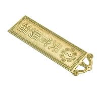 LIFKOME Colgante Decorativo De Cobre Bagua Yin Yang, Adorno Chino De Ocho Diagramas Artesanía Protector, Amuleto De Buena Suerte Para Decoración De Puertas y Paredes,