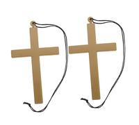 LIFKOME Collar Con Cruz De Sacerdote Para Hombre Colgante Con Cruz De Monja Accesorios Religiosos Accesorios De Cosplay Decoración De Halloween