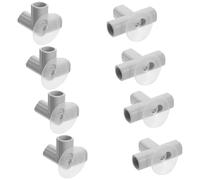 LIFKOME Conectores para Parque Infantil de plástico, 8 Piezas, Forma de T y Codo, Accesorios de Seguridad para Valla de Juegos Interior, para bebé y