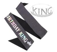 LIFKOME Conjunto de Banda Y de Cumpleaños para Hombre Banda It Is My Birthday Accesorio Divertido para Adultos