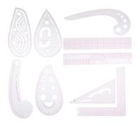LIFKOME Conjunto de Reglas Modistería Multifuncional para Costura y Patronaje Regla Curva para Ropa Herramienta de Medición Precisa para Diseño y Confección
