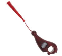 LIFKOME Contador de Dedos Manual de Madera Roja Contador Digital de Cuentas para Oración y Meditación Pantalla LED Clara Diseño Ergonómico Cómodo Uso Práctico y Preciso