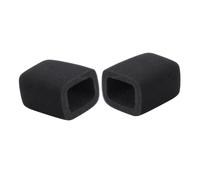 LIFKOME Cubiertas de Micrófono de Esponja Negra 2piezas, Protectores Profesionales y Prácticos, Fundas Gruesas y Ligeras para Micrófono, Accesorio Adecuado para Grabar Música
