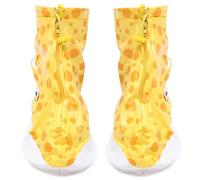 LIFKOME Cubrezapatos Impermeables Antideslizantes para Talla S Diseño Ciervo Amarillo Material Plástico Grueso Resistente Protección para Lluvia y Barro Actividades al Aire Libre
