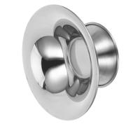 LIFKOME Cuenco de Acero Inoxidable para Postres con Base Bol Decorativo Multifunción para Ensaladas Helados y Pudin Resistente y Fácil de Limpiar Capacidad para Hogar y Restauración