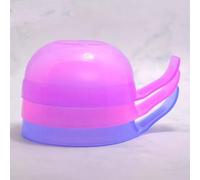 LIFKOME Cuencos de Plástico Portátil y Fácil de Llevar en Varios Colores Color Aleatorio Juego de 5 para Facial con Palo para Facial para y Cuidado Cosmético