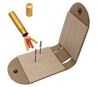 LIFKOME Cuna de viaje 1 juego de tablero de cuna plegable Cuna de viaje Tableros de cuna portátil bolsa de juego de metal multifunción póquer accesorios de viaje