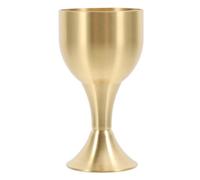 LIFKOME De Vino De Latón Cáliz En Identificador De Copas De Vino Retro Copa Dorada Vintage Y Copa Decorativa Copas De Vino Para Servir Aleación De Cobre Dorado